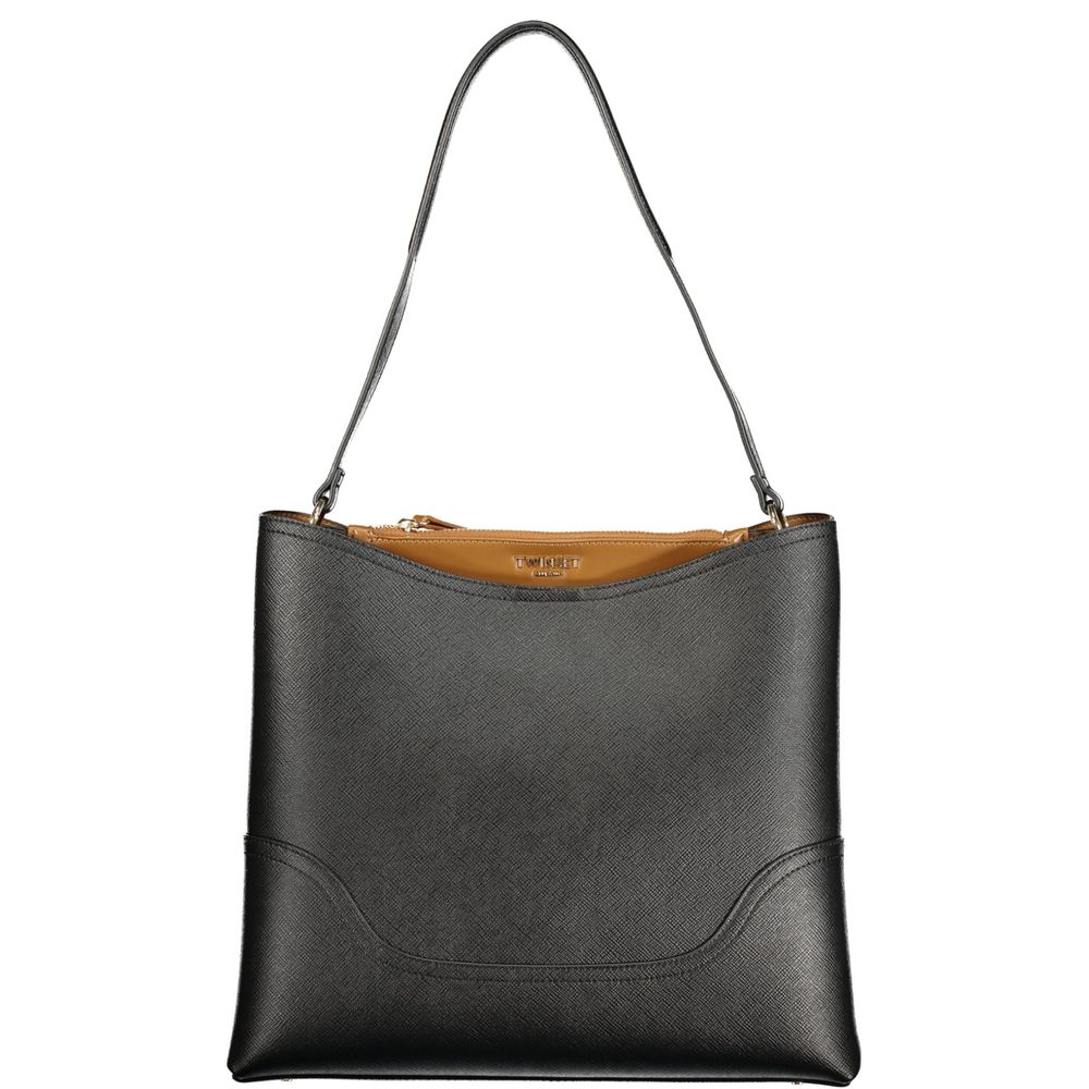 Twinset Black Polyurethane Womens Bag - Eljoys Fashion 