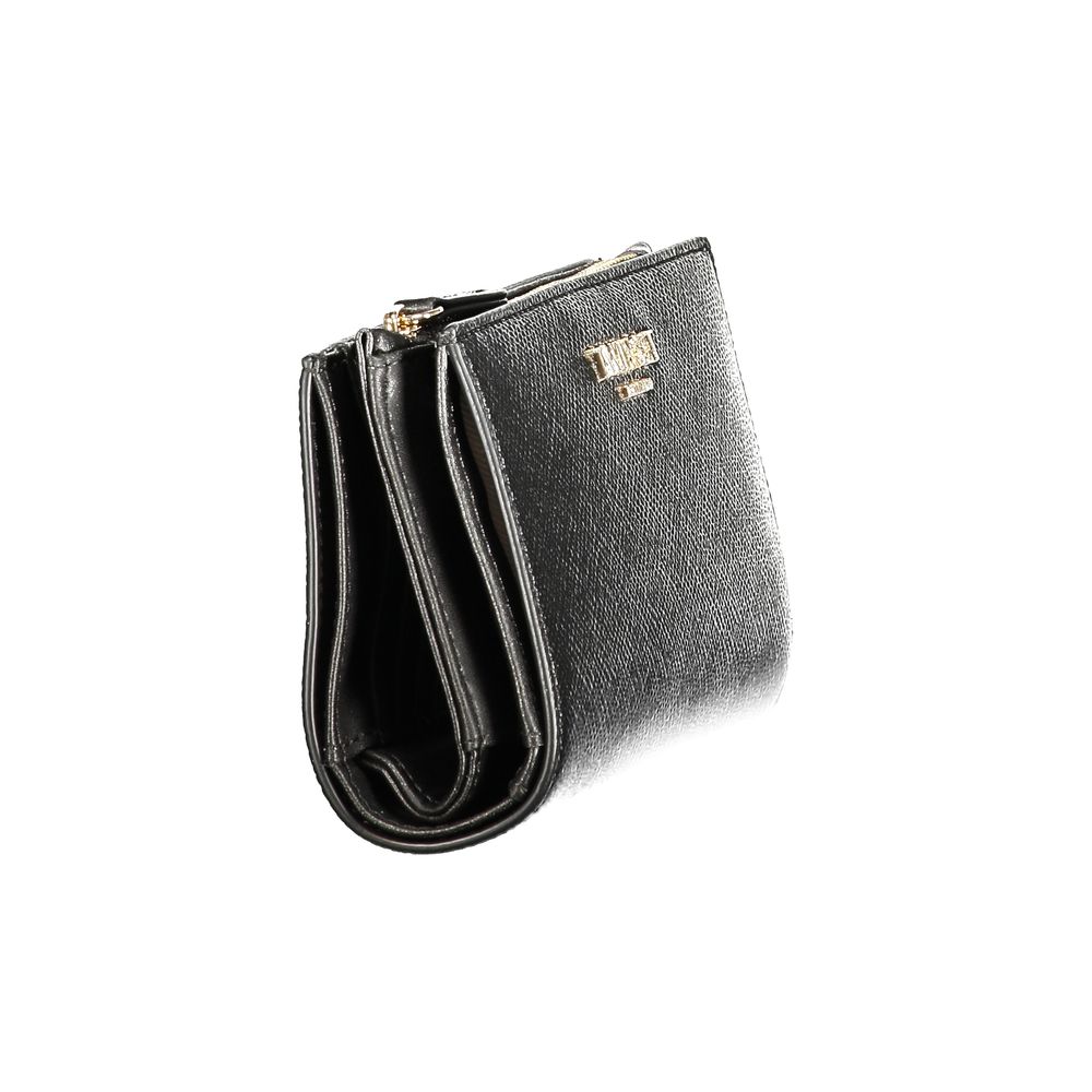 Twinset Black Polyurethane Women's Wallet - Eljoys Fashion 