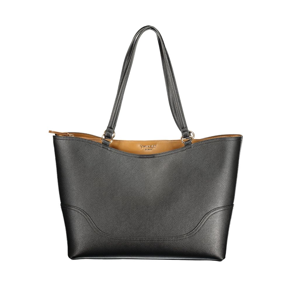 Twinset Black Polyurethane Women's Bag - Eljoys Fashion 