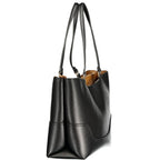 Twinset Black Polyurethane Women's Bag - Eljoys Fashion 