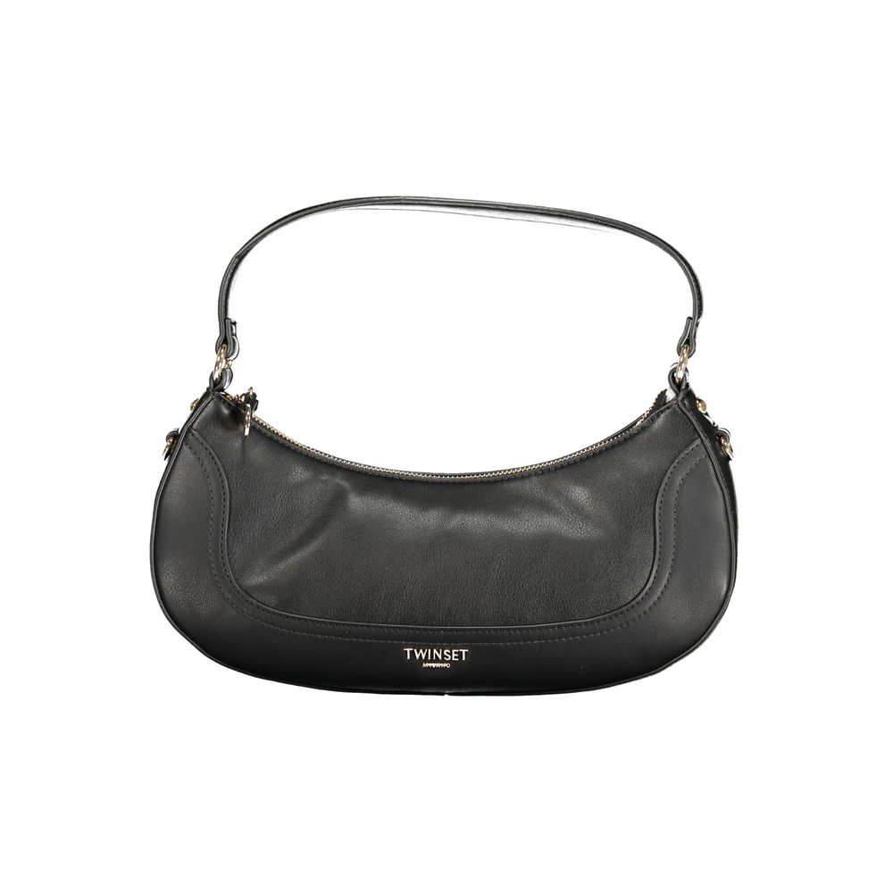 Twinset Black Polyurethane Womens Bag - Eljoys Fashion 