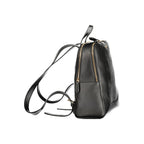 Twinset Black Polyurethane Women Backpack - Eljoys Fashion 