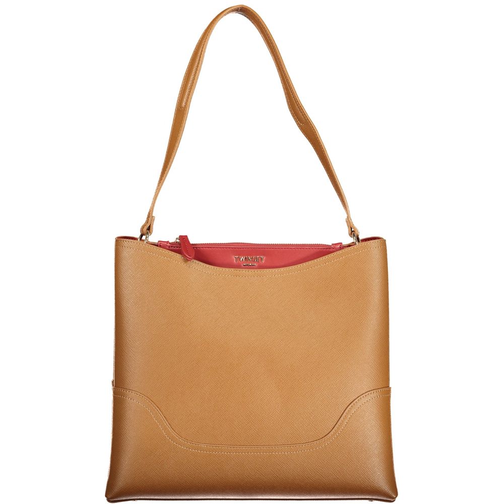 Twinset Brown Polyurethane Women's Bag - Eljoys Fashion 