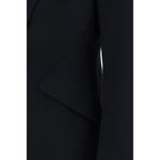Alexander McQueen Black Acetate Blazer - Eljoys Fashion 