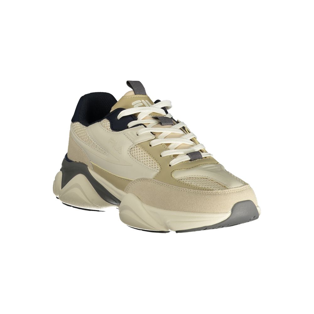 Fila Beige Polyurethane Men's Sneaker - Eljoys Fashion 