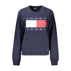 Tommy Hilfiger Blue Cotton Women's Sweatshirt - Eljoys Fashion 
