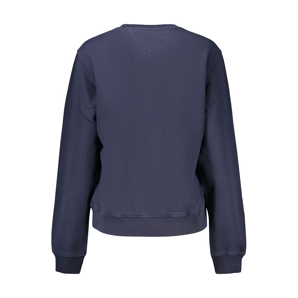 Tommy Hilfiger Blue Cotton Women's Sweatshirt - Eljoys Fashion 