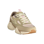 Fila Beige Polyurethane Women's Sneaker - Eljoys Fashion 