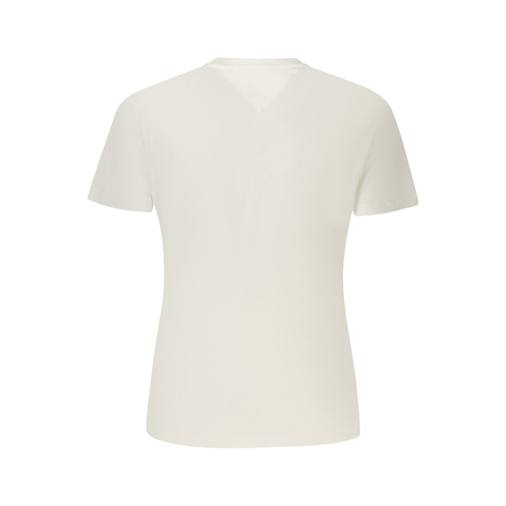 Tommy Hilfiger Bianco Cotton Women's T-Shirt - Eljoys Fashion 