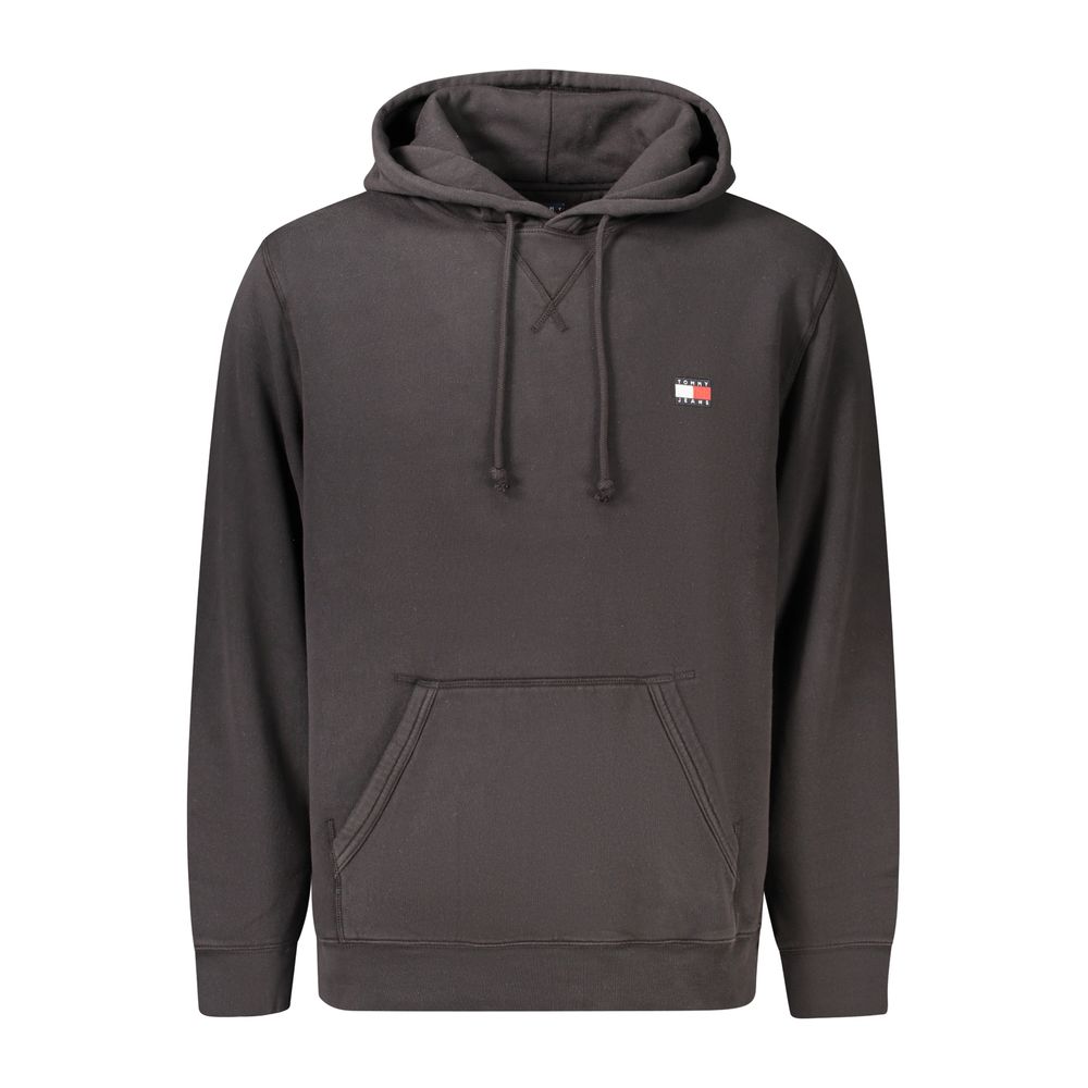 Tommy Hilfiger Black Cotton Men's Sweatshirt - Eljoys Fashion 