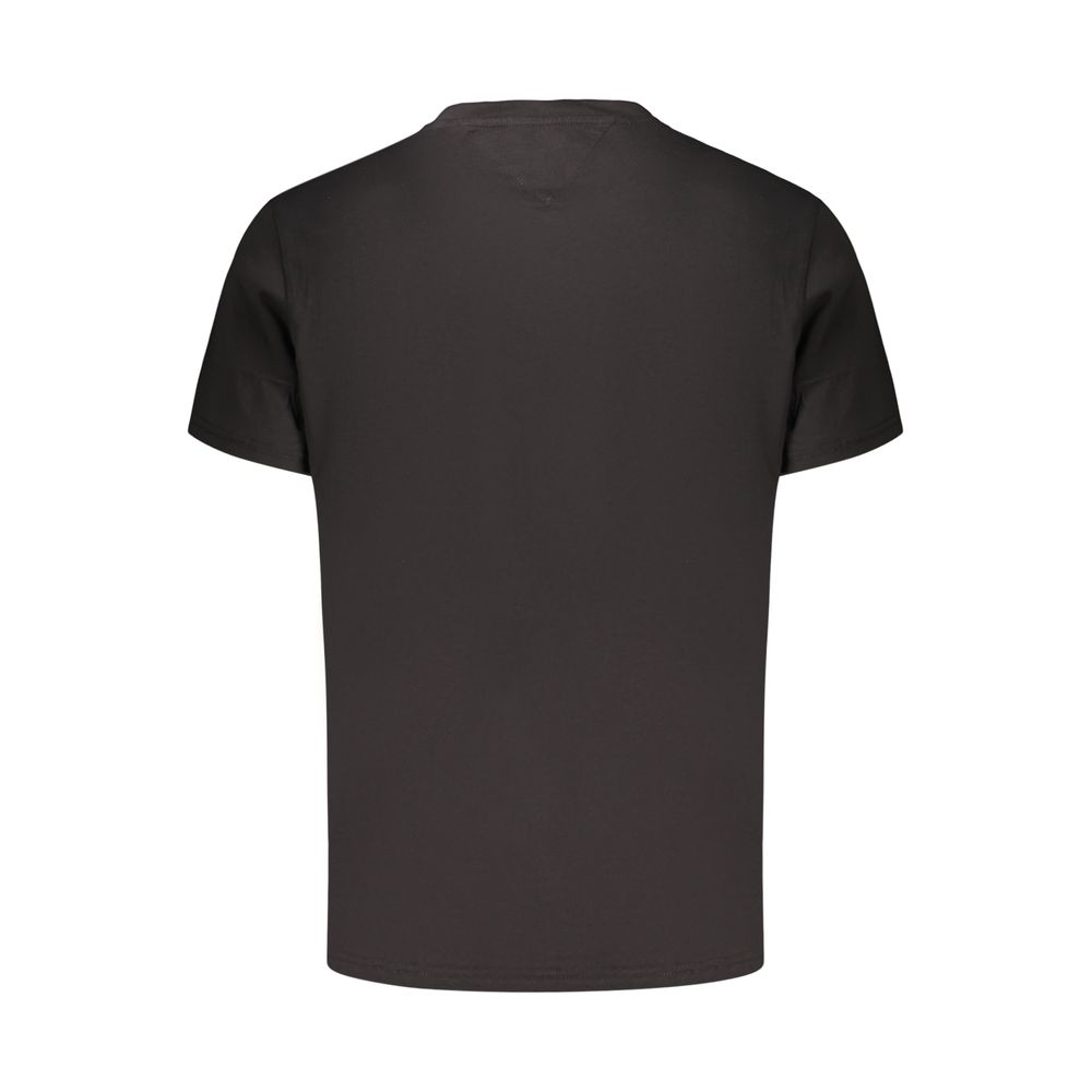 Tommy Hilfiger Black Cotton Men's T-Shirt - Eljoys Fashion 