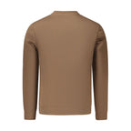 Napapijri Brown Cotton Men's Sweatshirt - Eljoys Fashion 