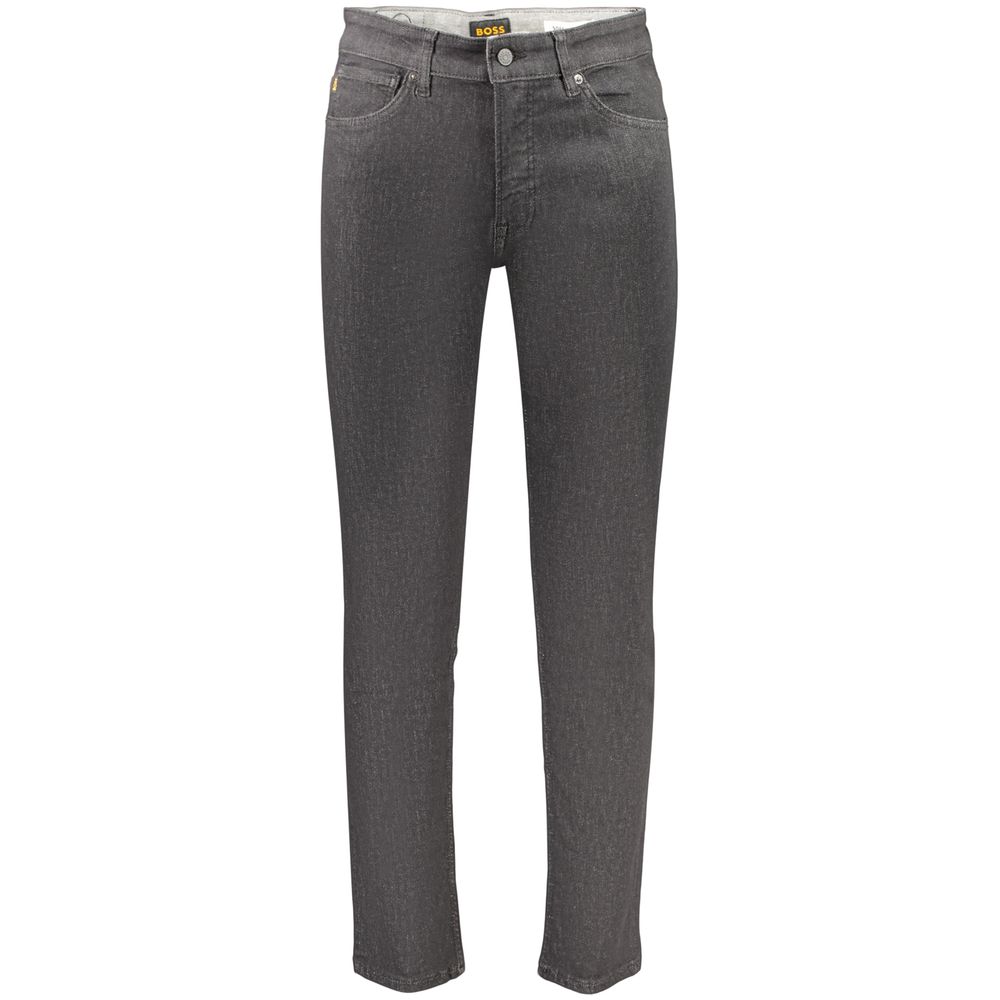 Hugo Boss Black Cotton Men's Jeans - Eljoys Fashion 