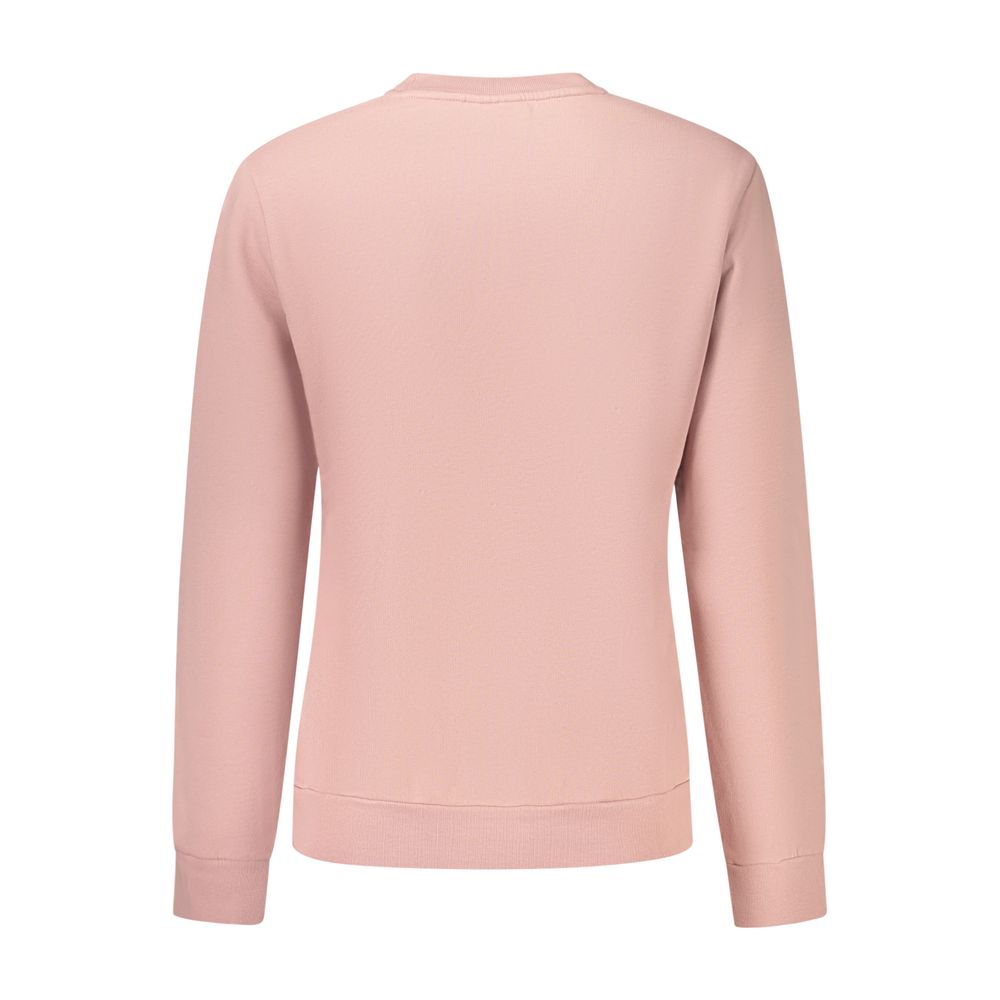 Napapijri Pink Cotton Women's Sweatshirt - Eljoys Fashion 