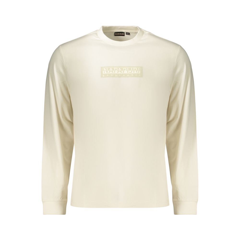 Napapijri Bianco Cotton Men's T-Shirt - Eljoys Fashion 