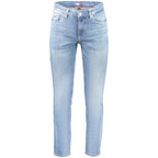 Tommy Hilfiger Blue Cotton Slim Fit Jeans - Eljoys Fashion 