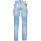 Tommy Hilfiger Blue Cotton Slim Fit Jeans - Eljoys Fashion 
