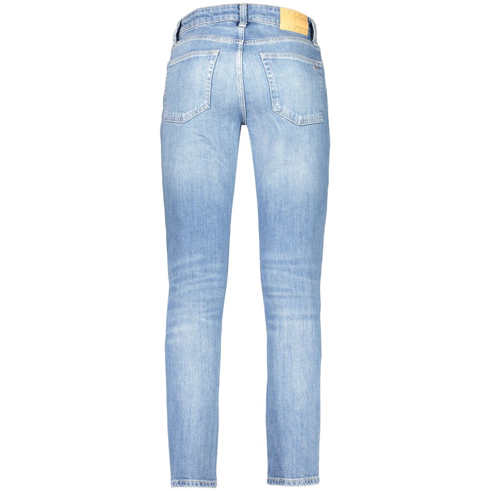 Tommy Hilfiger Blue Cotton Slim Fit Jeans - Eljoys Fashion 