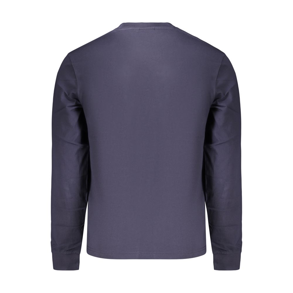 Napapijri Blue Cotton T-Shirt - Eljoys Fashion 