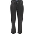Tommy Hilfiger Black Cotton Mom Jeans - Eljoys Fashion 