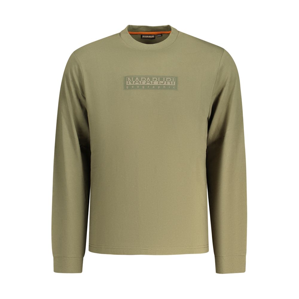 Napapijri Green Cotton T-Shirt - Eljoys Fashion 