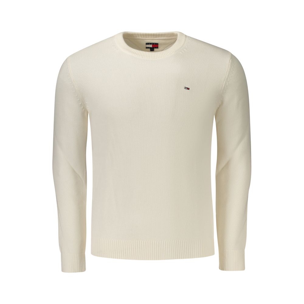 Tommy Hilfiger White Cotton Sweatshirt - Eljoys Fashion 