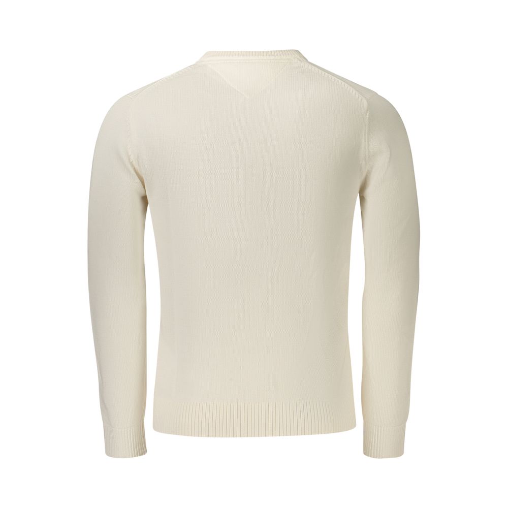Tommy Hilfiger White Cotton Sweatshirt - Eljoys Fashion 