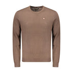 Napapijri Brown Wool Sweatshirt - Eljoys Fashion 