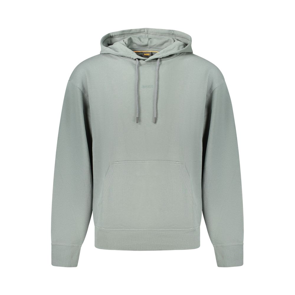 Hugo Boss Green Cotton Sweatshirt - Eljoys Fashion 