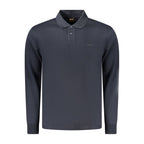 Hugo Boss Blue Cotton Polo Shirt - Eljoys Fashion 