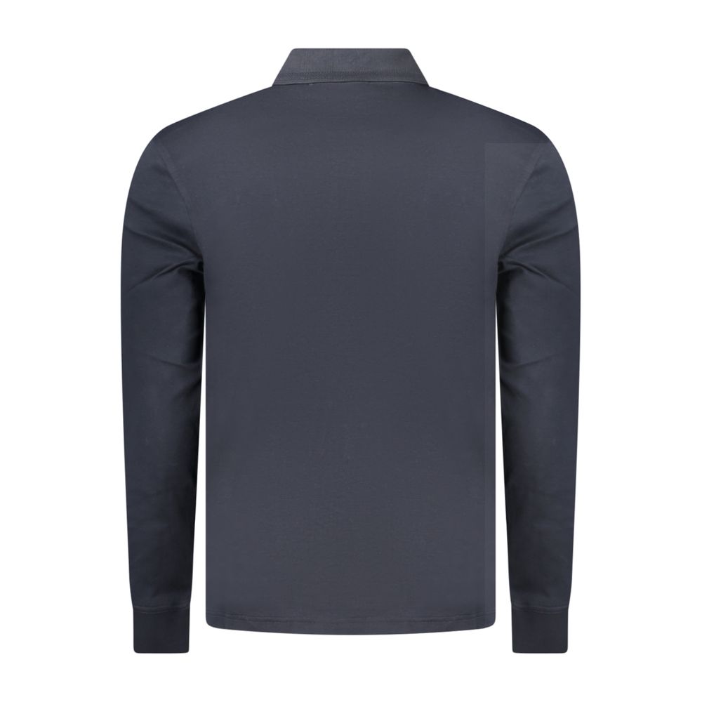 Hugo Boss Blue Cotton Polo Shirt - Eljoys Fashion 