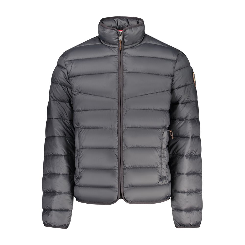 Napapijri Black Polyamide Shell Jacket - Eljoys Fashion 