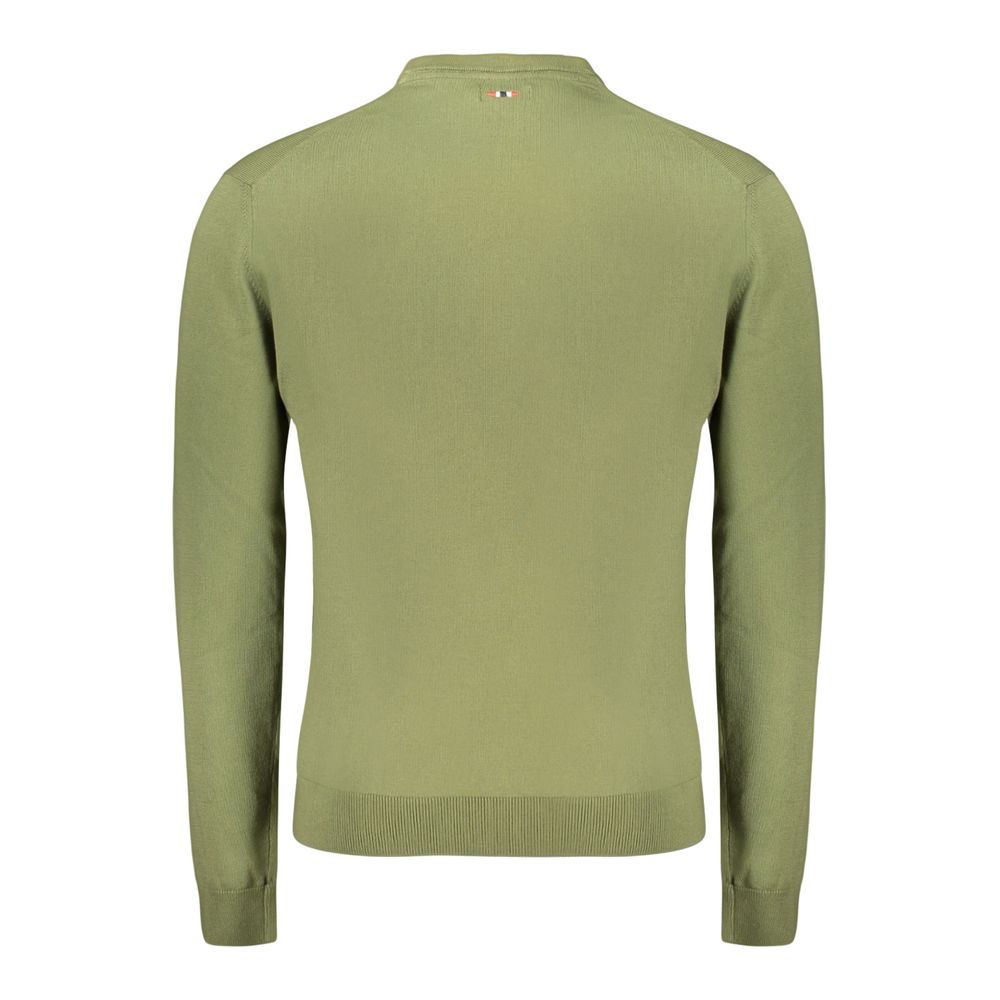 Napapijri Green Cotton Sweatshirt - Eljoys Fashion 