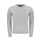 Napapijri Gray Wool Sweatshirt - Eljoys Fashion 