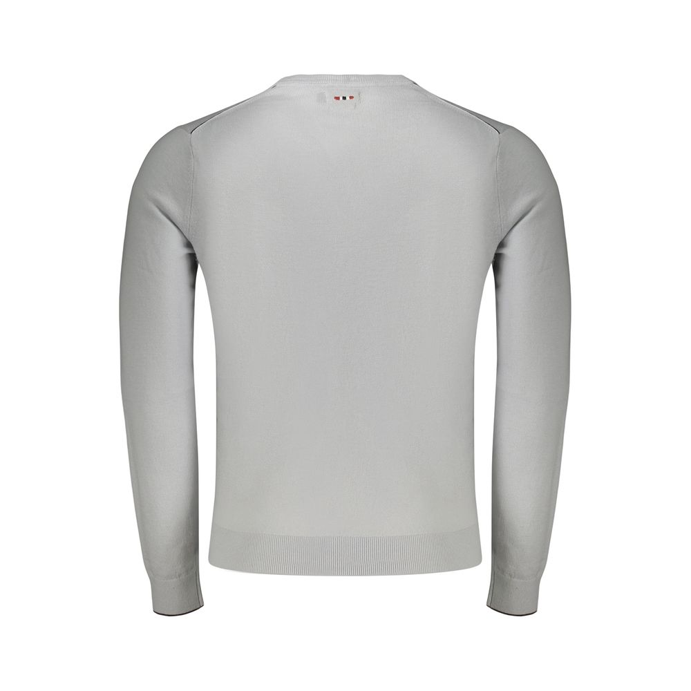 Napapijri Gray Wool Sweatshirt - Eljoys Fashion 
