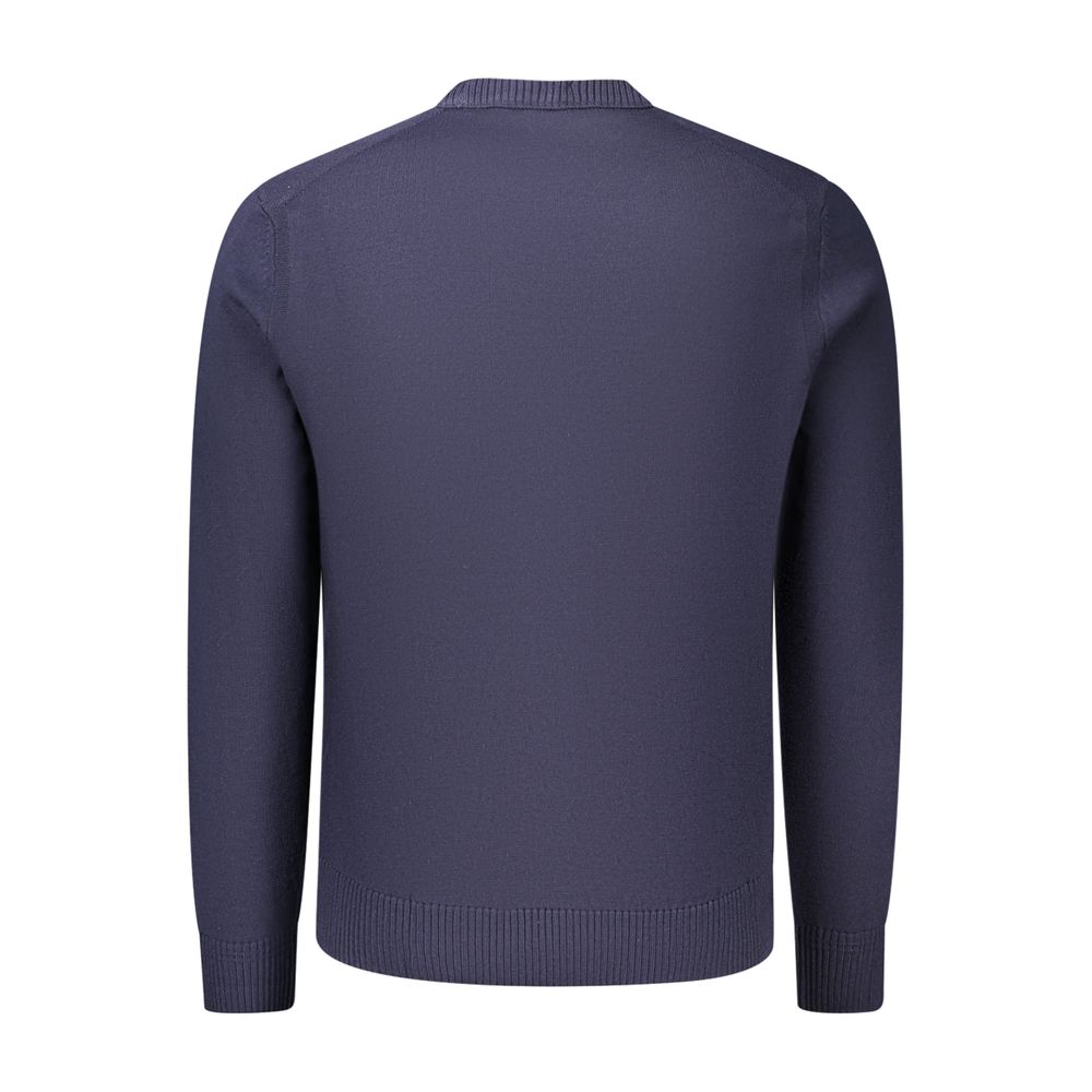 Hugo Boss Blue Wool Sweatshirt - Eljoys Fashion 