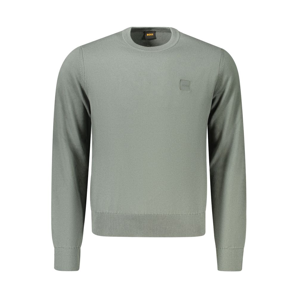 Hugo Boss Green Cotton Sweatshirt - Eljoys Fashion 