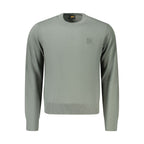 Hugo Boss Green Cotton Sweatshirt - Eljoys Fashion 