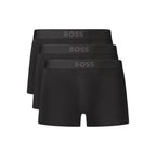 Hugo Boss Black Cotton Boxers - Eljoys Fashion 