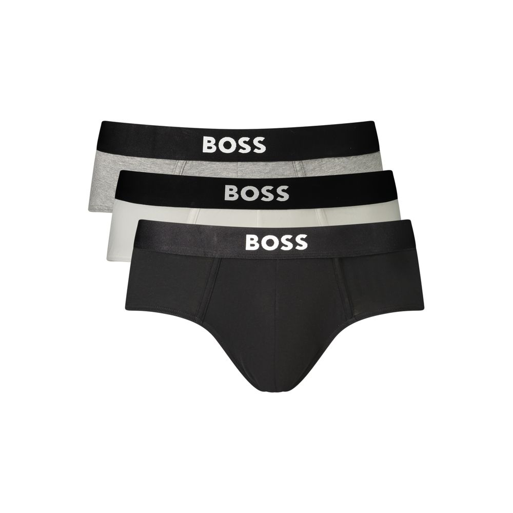 Hugo Boss Black Cotton Briefs - Eljoys Fashion 