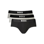 Hugo Boss Black Cotton Briefs - Eljoys Fashion 