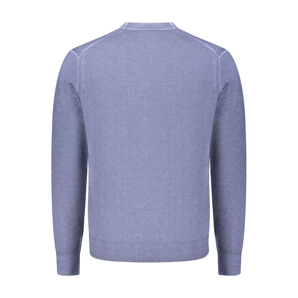 Hugo Boss Blue Wool Sweatshirt - Eljoys Fashion 