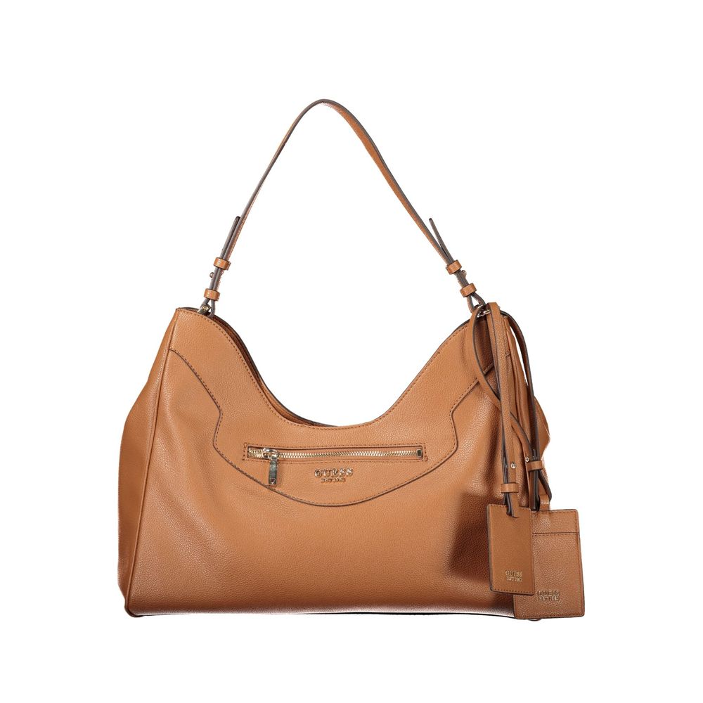 Guess Jeans Brown Polyethylene Handbag - Eljoys Fashion 