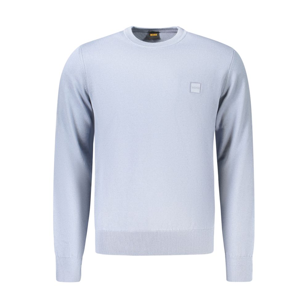 Hugo Boss Blue Cotton Sweatshirt - Eljoys Fashion 