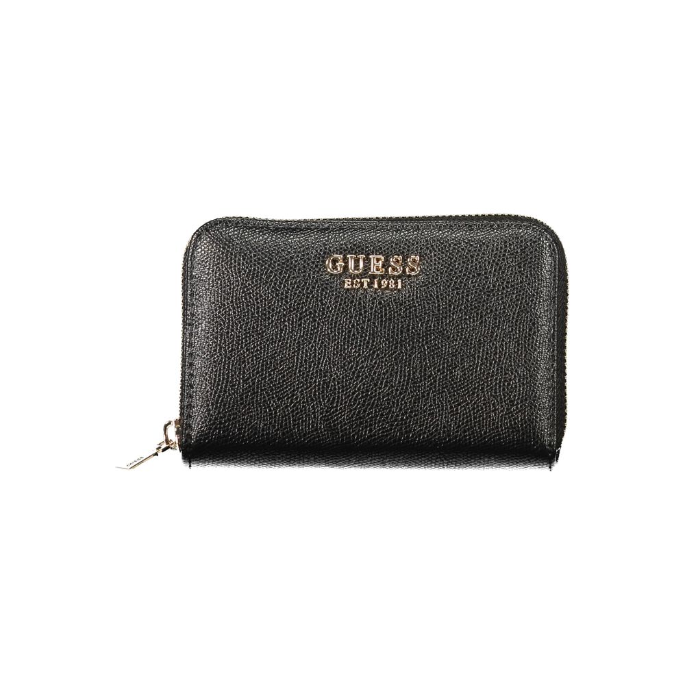 Guess Jeans Black Polyethylene Wallet - Eljoys Fashion 