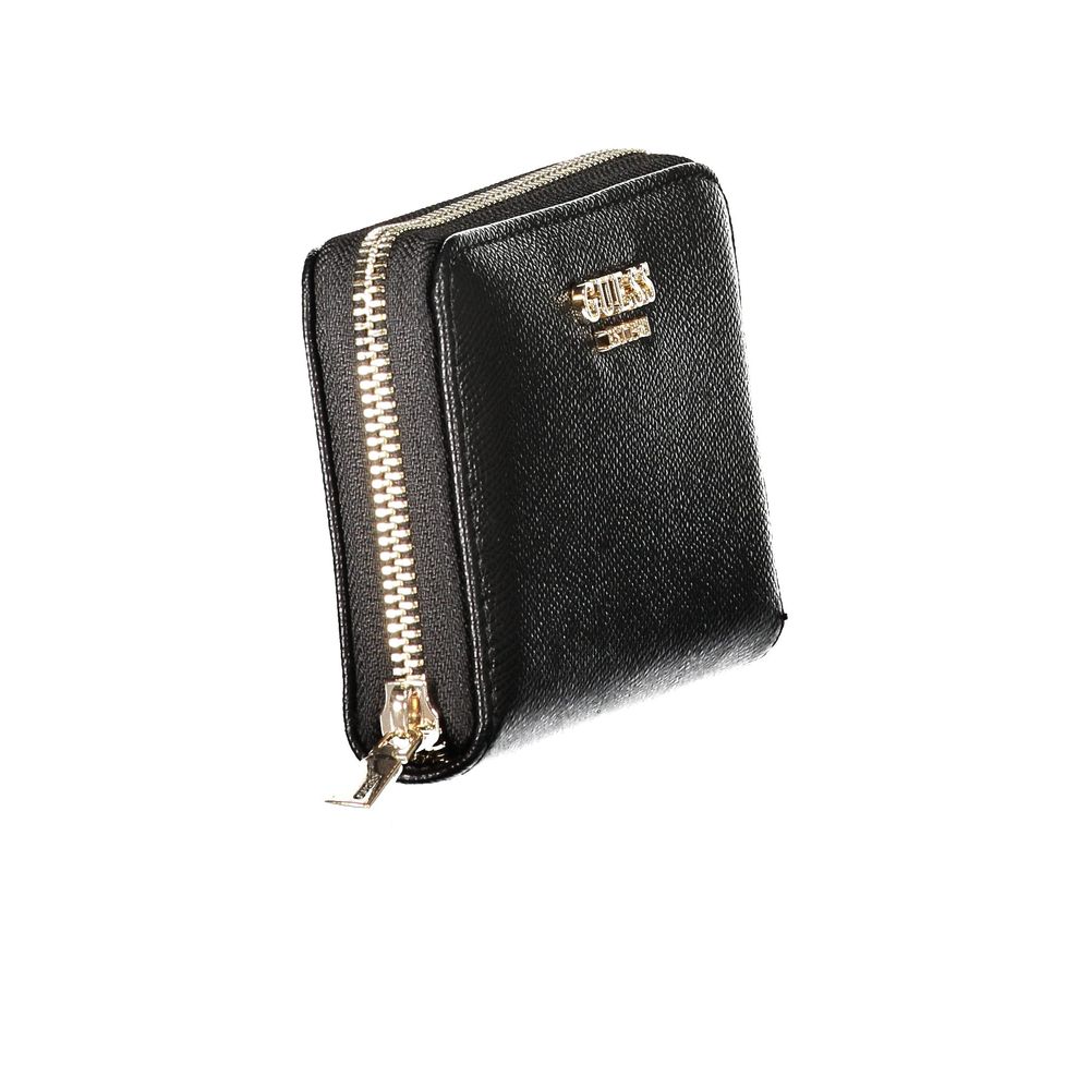 Guess Jeans Black Polyethylene Wallet - Eljoys Fashion 