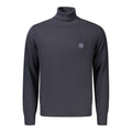 Hugo Boss Blue Cotton Turtleneck - Eljoys Fashion 