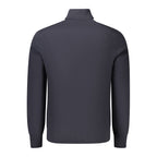 Hugo Boss Blue Cotton Turtleneck - Eljoys Fashion 