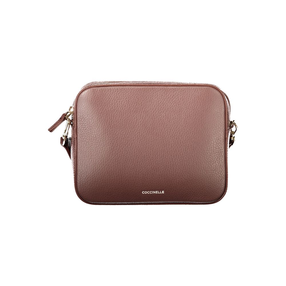 Coccinelle Brown Leather Handbag - Eljoys Fashion 
