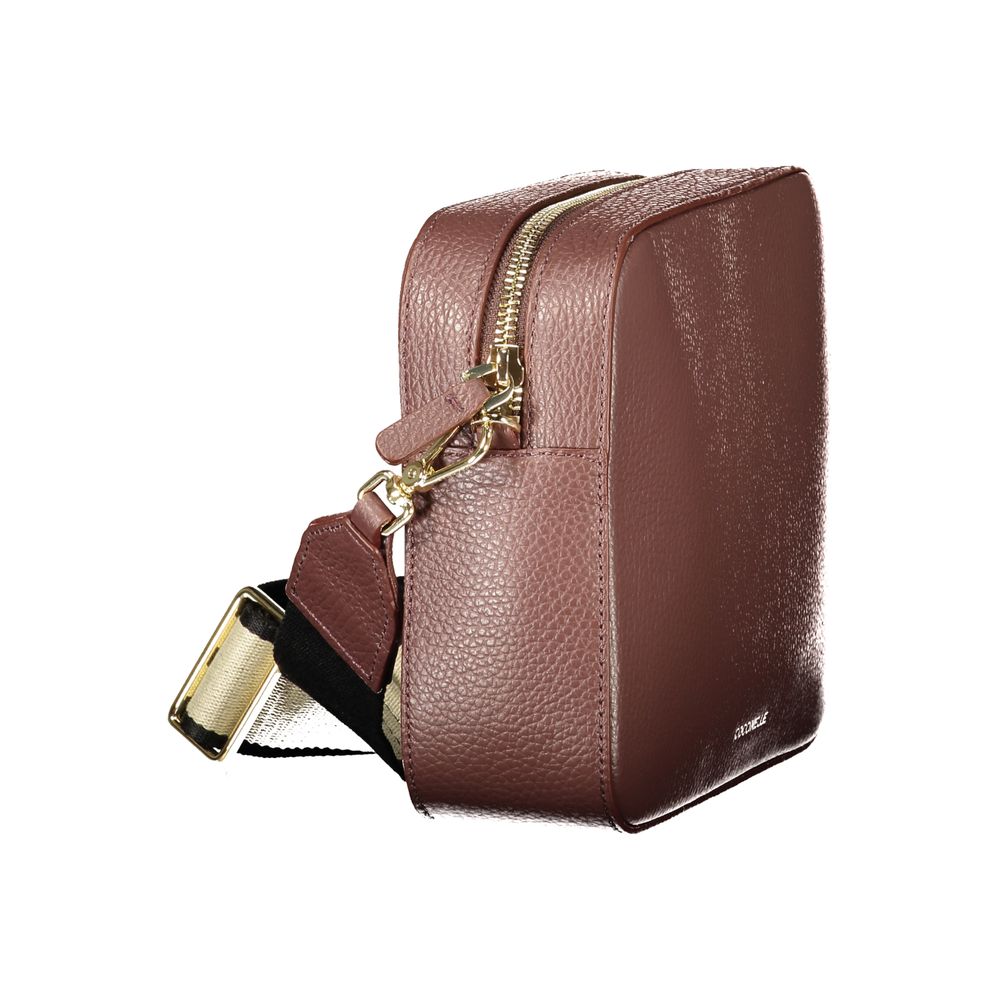 Coccinelle Brown Leather Handbag - Eljoys Fashion 
